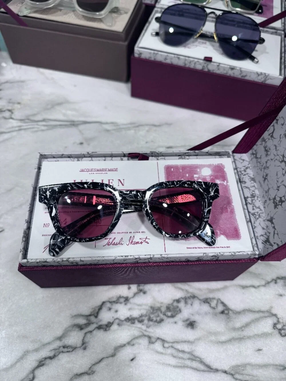 Jacques Marie Mage Julien X Hollywood store exclusive sunglasses